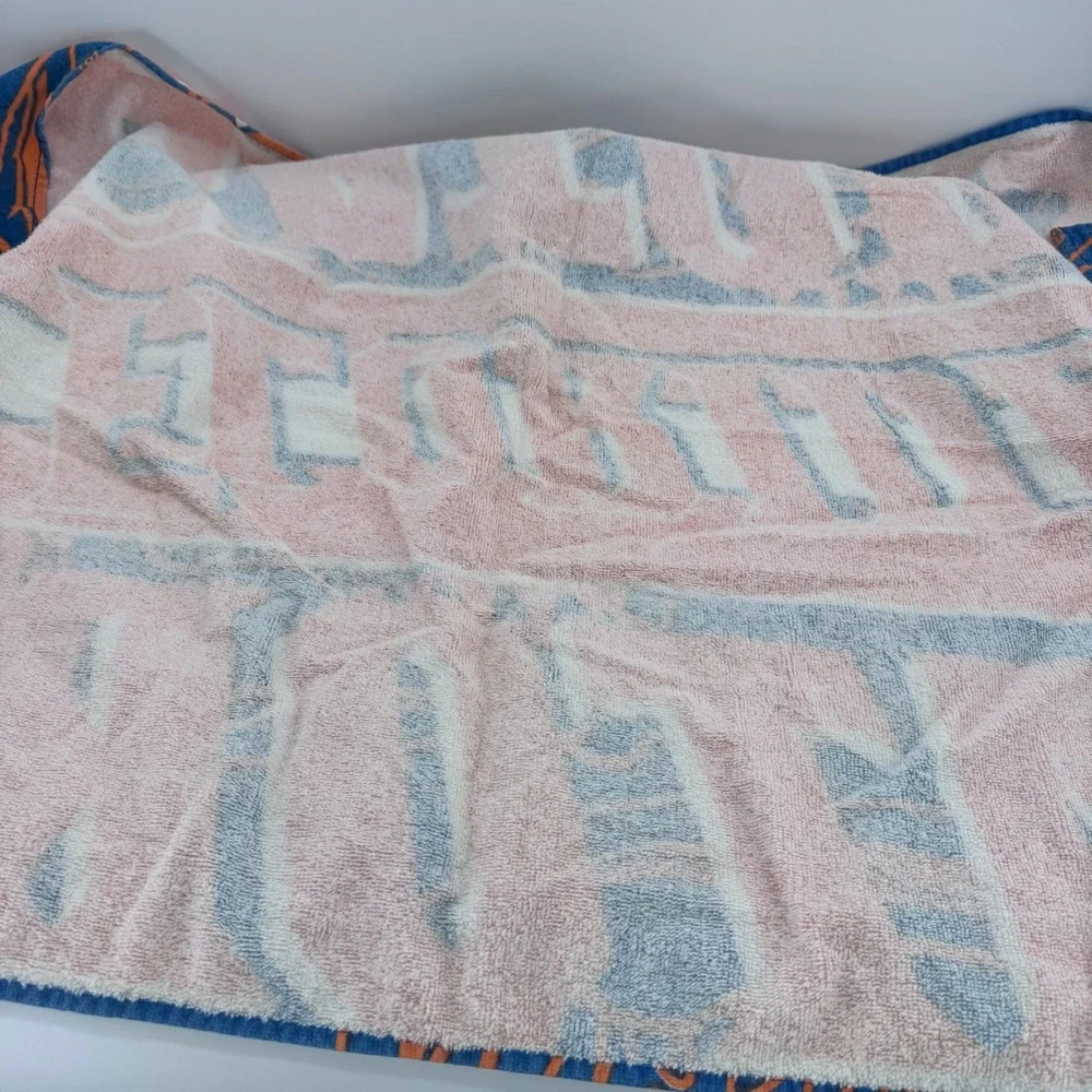 McArthur Vintage Florida Gators Beach Towel Orange Blue Graphic Collectible